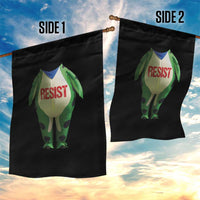 Portland Frog Garden Flag Funny Political Costume Protest Resist - Wonder Print Shop
