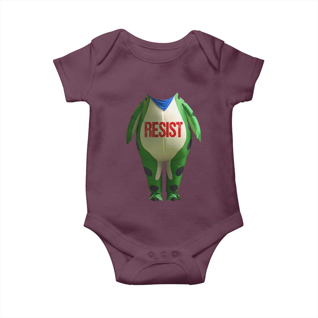 Portland Frog Baby Onesie Funny Political Costume Protest Resist - Wonder Print Shop