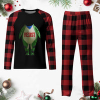 Portland Frog Plaid Pajama Set Funny Political Costume Protest Resist - Wonder Print Shop