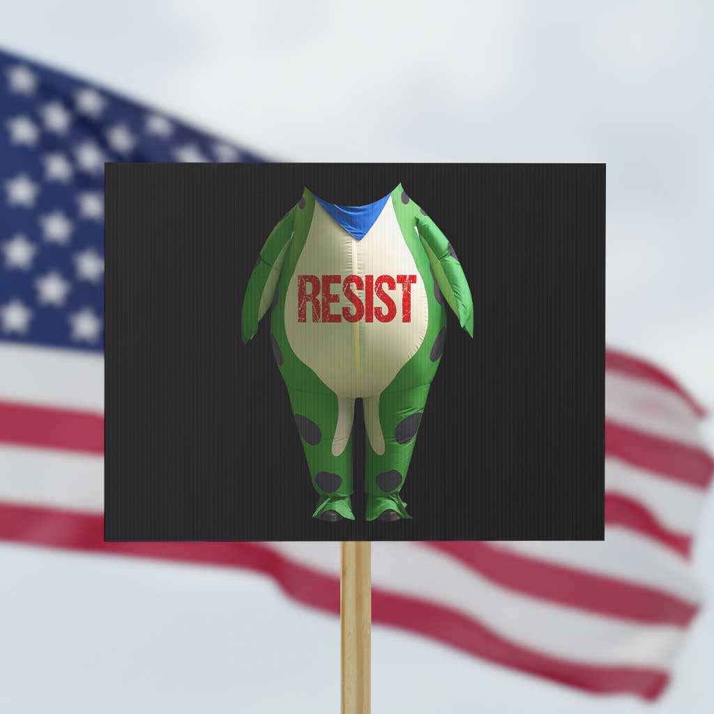 Portland Frog Protest Sign Funny Political Costume Protest Resist - Wonder Print Shop