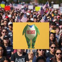 Portland Frog Protest Sign Funny Political Costume Protest Resist - Wonder Print Shop