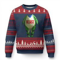 Portland Frog Ugly Christmas Sweater Funny Political Costume Protest Resist - Wonder Print Shop