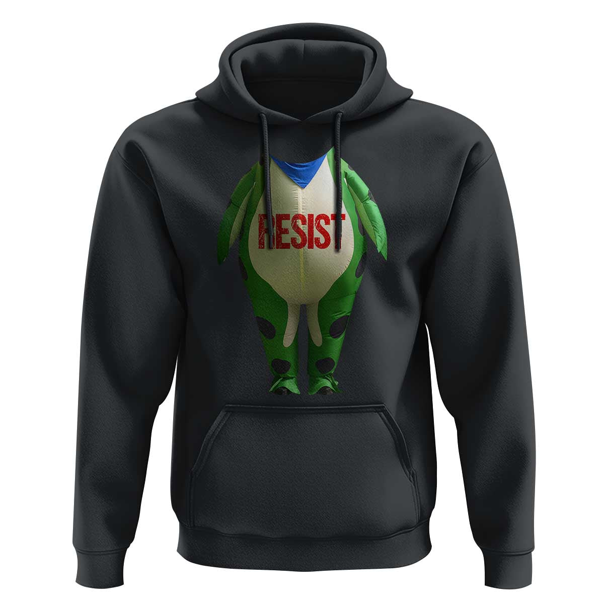 Portland Frog Hoodie Funny Political Costume Protest Resist - Wonder Print Shop