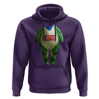 Portland Frog Hoodie Funny Political Costume Protest Resist - Wonder Print Shop