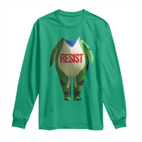 Portland Frog Long Sleeve Shirt Funny Political Costume Protest Resist - Wonder Print Shop