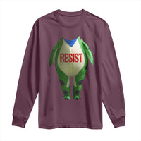 Portland Frog Long Sleeve Shirt Funny Political Costume Protest Resist - Wonder Print Shop