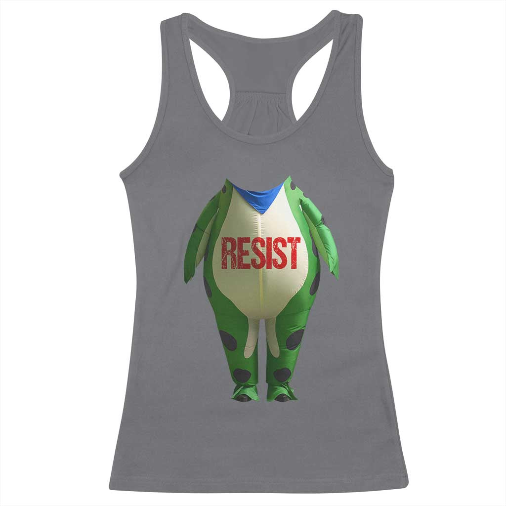Portland Frog Racerback Tank Top Funny Political Costume Protest Resist - Wonder Print Shop