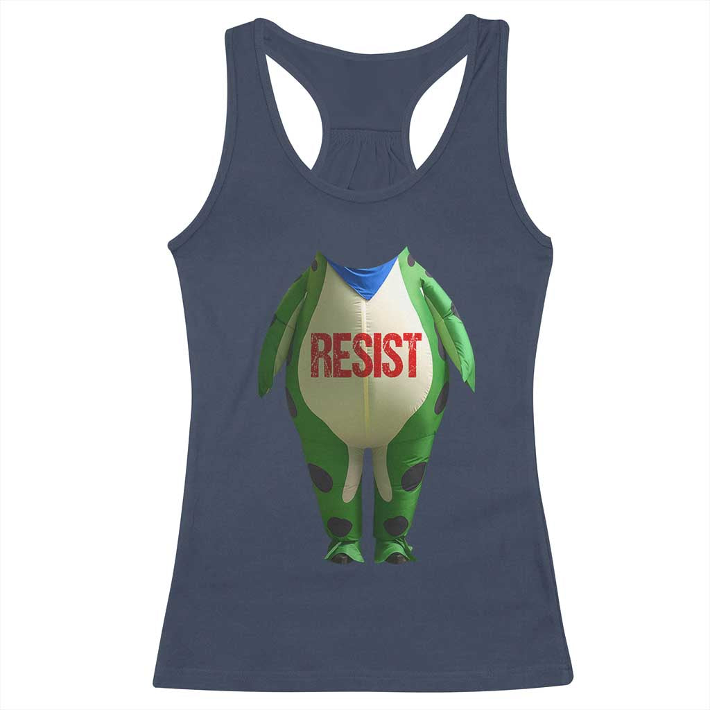 Portland Frog Racerback Tank Top Funny Political Costume Protest Resist - Wonder Print Shop