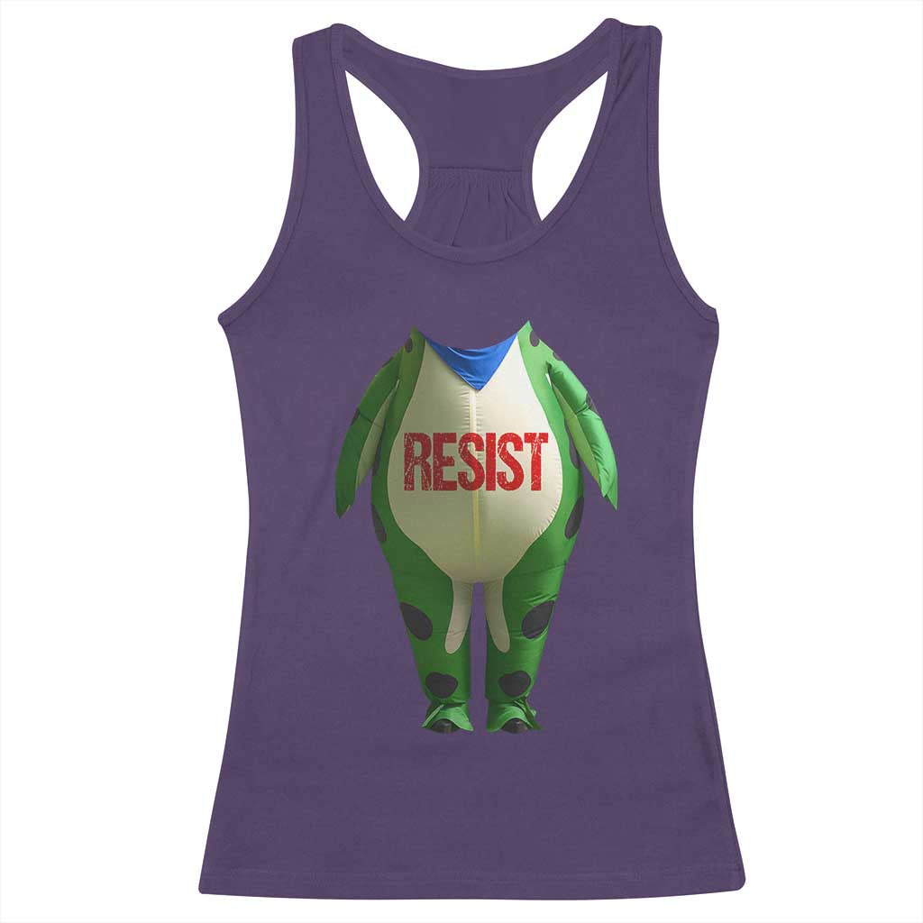 Portland Frog Racerback Tank Top Funny Political Costume Protest Resist - Wonder Print Shop