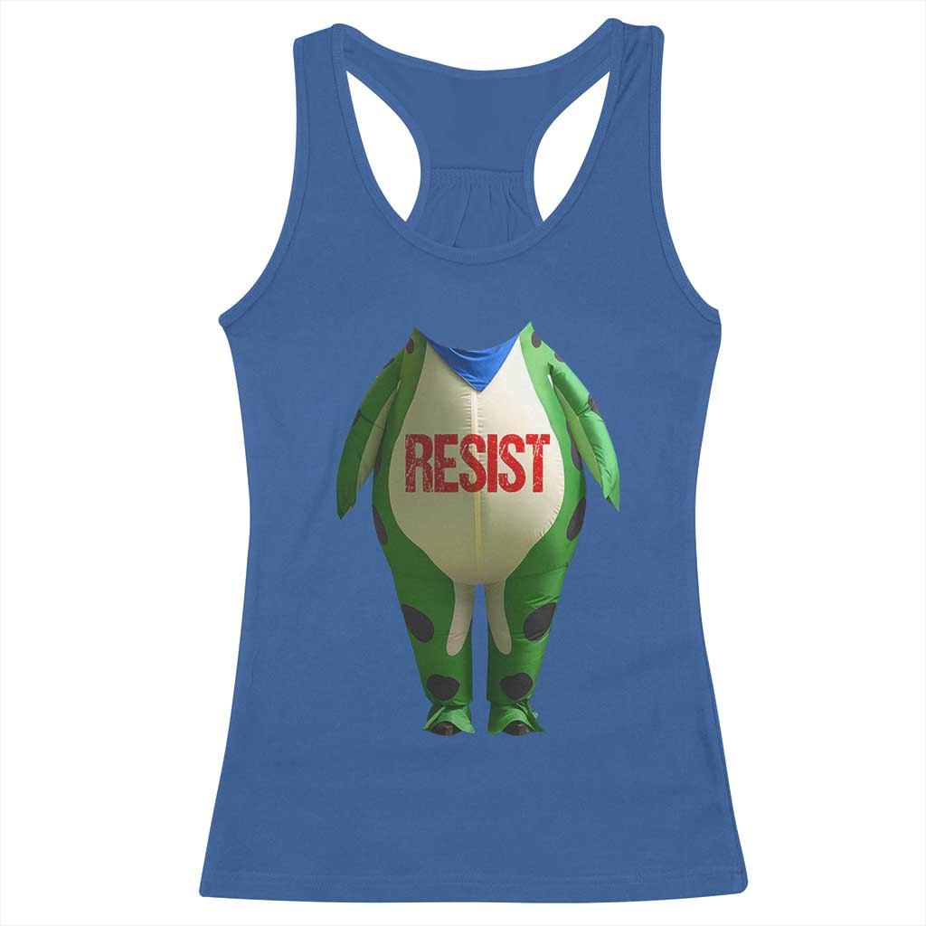 Portland Frog Racerback Tank Top Funny Political Costume Protest Resist - Wonder Print Shop
