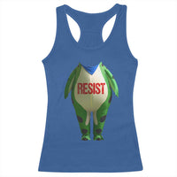 Portland Frog Racerback Tank Top Funny Political Costume Protest Resist - Wonder Print Shop