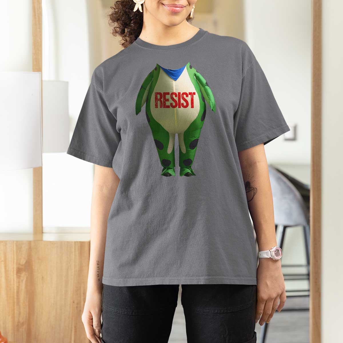Portland Frog T Shirt For Women Funny Political Costume Protest Resist - Wonder Print Shop