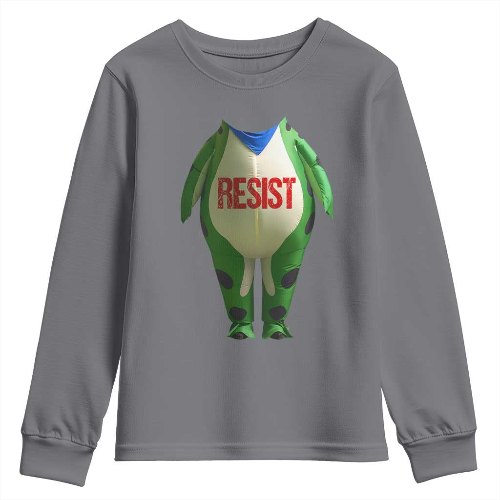 Portland Frog Youth Sweatshirt Funny Political Costume Protest Resist - Wonder Print Shop