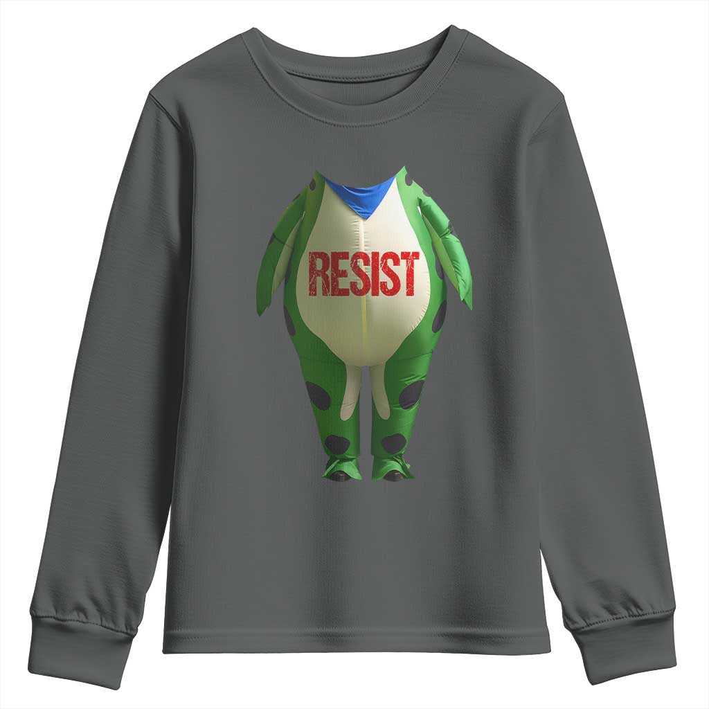 Portland Frog Youth Sweatshirt Funny Political Costume Protest Resist - Wonder Print Shop