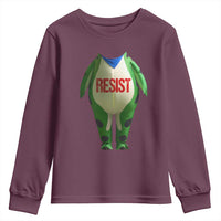 Portland Frog Youth Sweatshirt Funny Political Costume Protest Resist - Wonder Print Shop