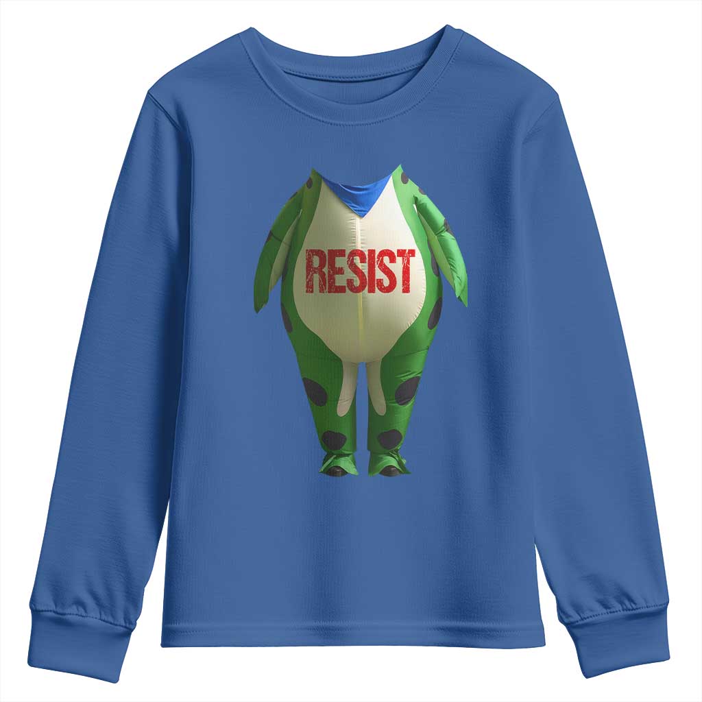 Portland Frog Youth Sweatshirt Funny Political Costume Protest Resist - Wonder Print Shop