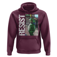 Portland Frog Protest Hoodie Vintage Activist Resistance - Wonder Print Shop