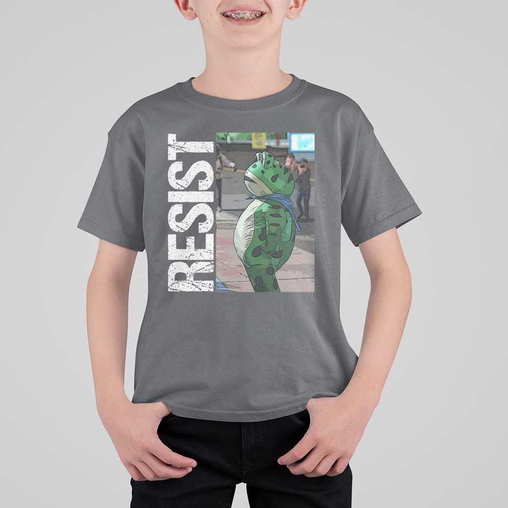 Portland Frog Protest T Shirt For Kid Vintage Activist Resistance - Wonder Print Shop