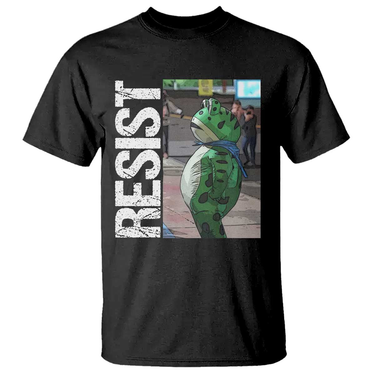 Portland Frog Protest T Shirt Vintage Activist Resistance - Wonder Print Shop