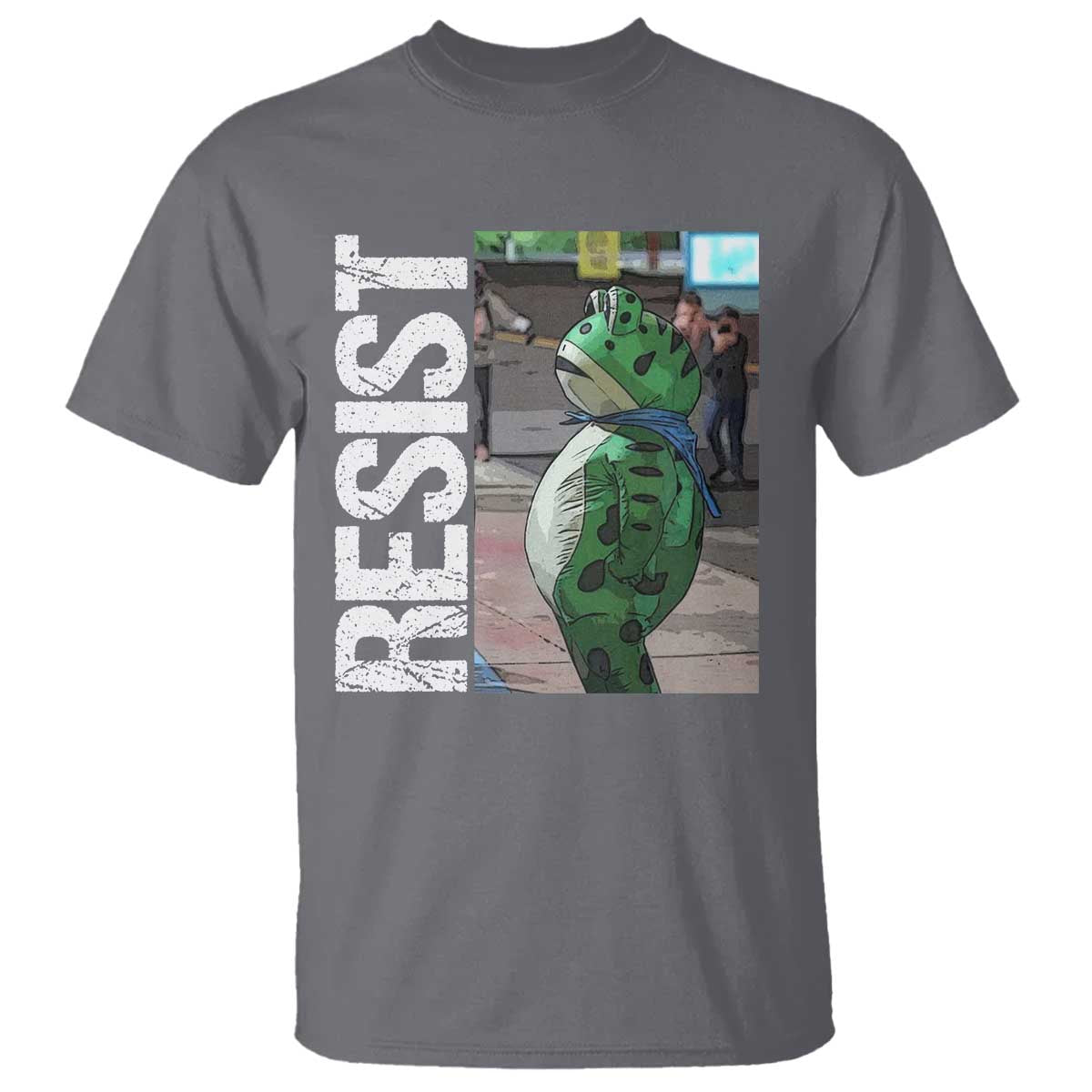 Portland Frog Protest T Shirt Vintage Activist Resistance - Wonder Print Shop