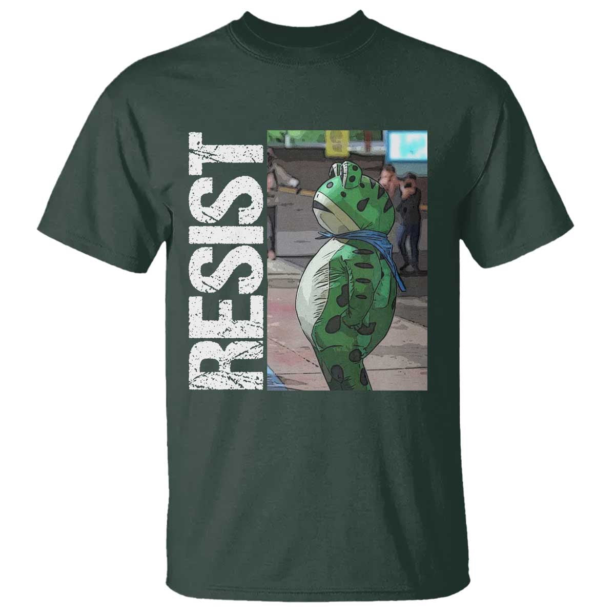 Portland Frog Protest T Shirt Vintage Activist Resistance - Wonder Print Shop