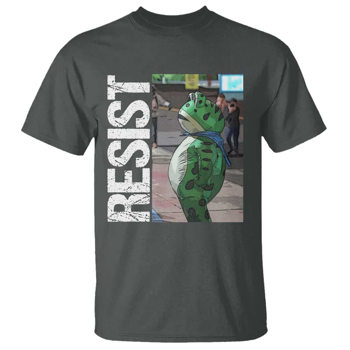 Portland Frog Protest T Shirt Vintage Activist Resistance - Wonder Print Shop