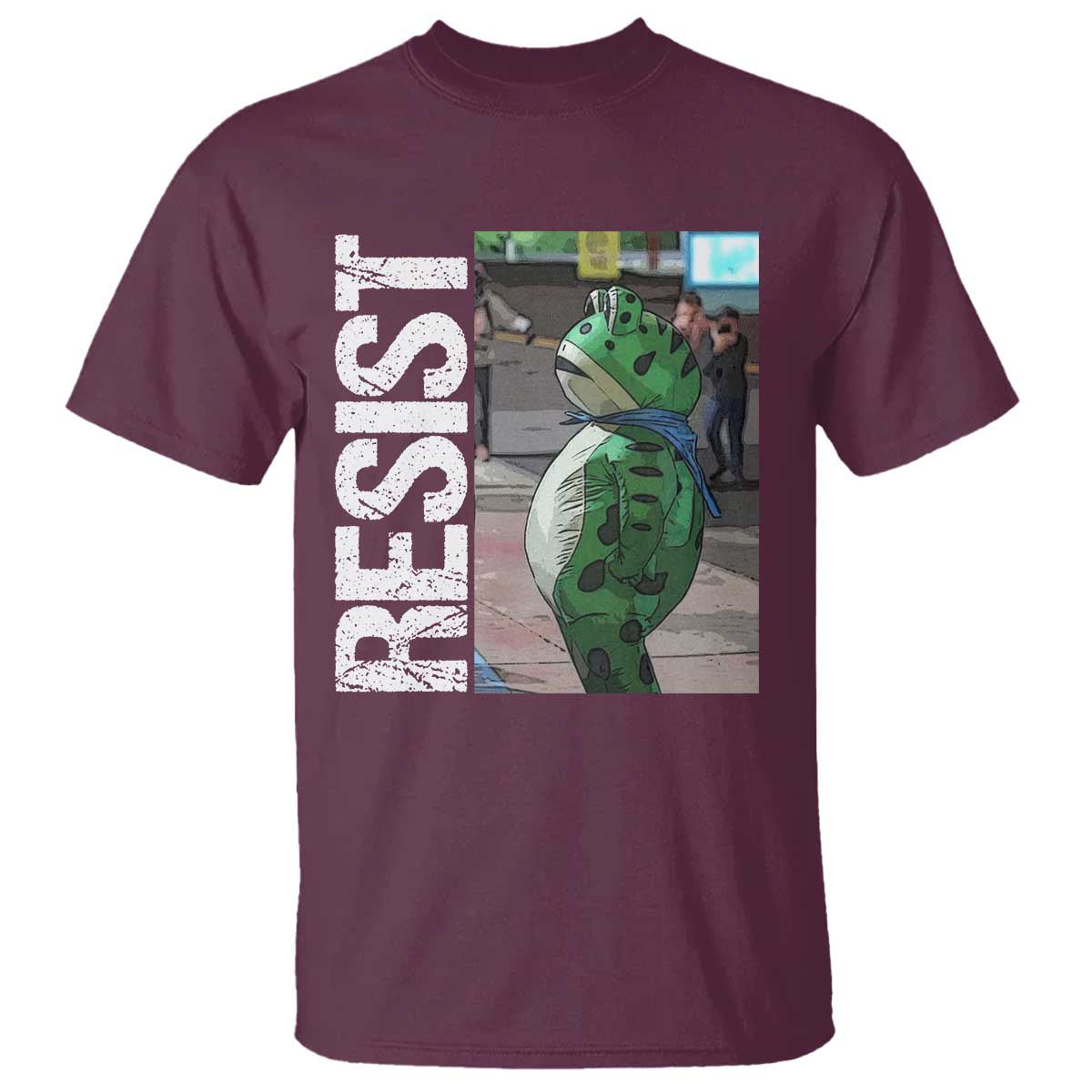 Portland Frog Protest T Shirt Vintage Activist Resistance - Wonder Print Shop