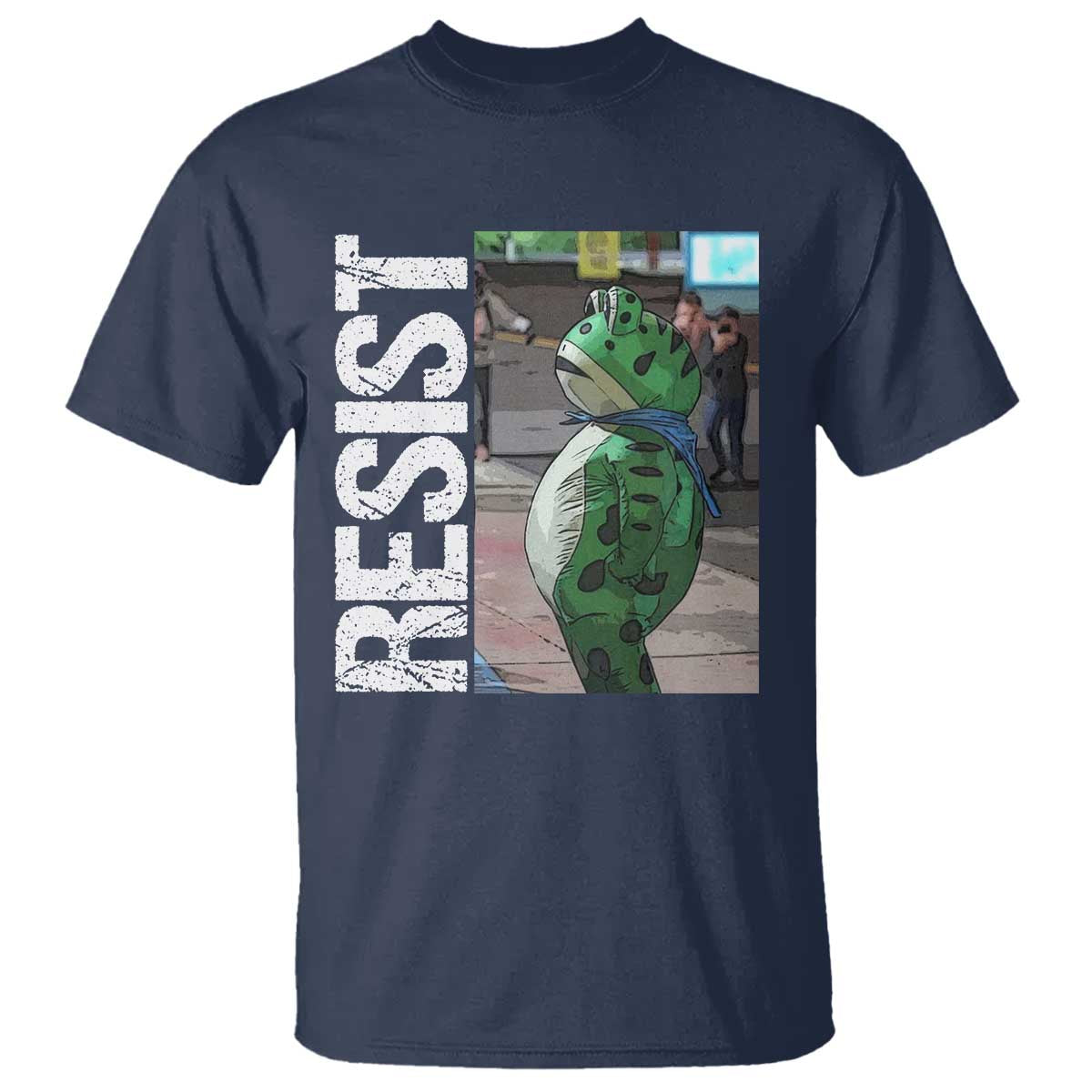 Portland Frog Protest T Shirt Vintage Activist Resistance - Wonder Print Shop
