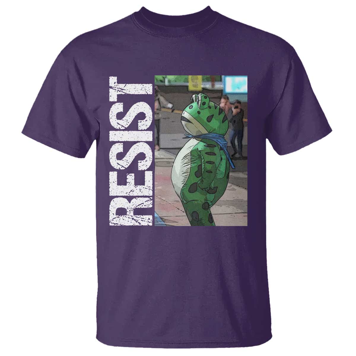 Portland Frog Protest T Shirt Vintage Activist Resistance - Wonder Print Shop