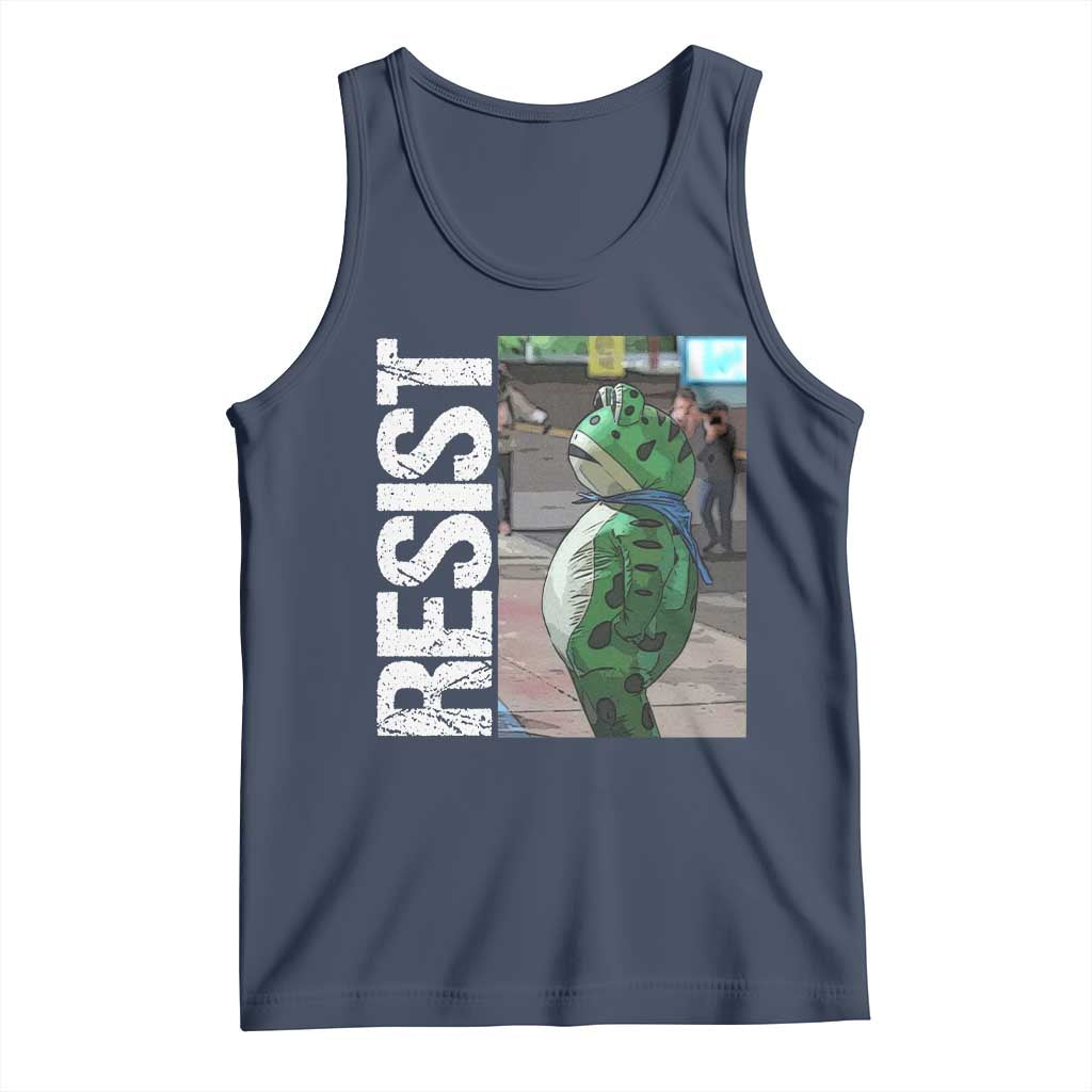 Portland Frog Protest Tank Top Vintage Activist Resistance - Wonder Print Shop