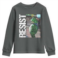 Portland Frog Protest Youth Sweatshirt Vintage Activist Resistance - Wonder Print Shop