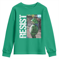 Portland Frog Protest Youth Sweatshirt Vintage Activist Resistance - Wonder Print Shop