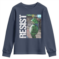 Portland Frog Protest Youth Sweatshirt Vintage Activist Resistance - Wonder Print Shop