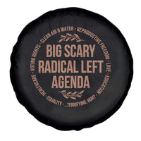 Radical Left Agenda Political Spare Tire Cover Equality Justice Climate Rights Liberal Satire - Wonder Print Shop