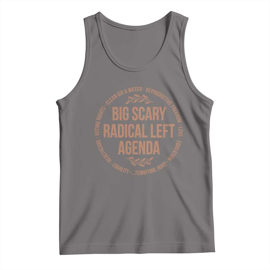 Radical Left Agenda Political Tank Top Equality Justice Climate Rights Liberal Satire - Wonder Print Shop