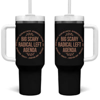 Radical Left Agenda Political Tumbler With Handle Equality Justice Climate Rights Liberal Satire - Wonder Print Shop