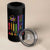 We The People No Kings in America 4 in 1 Can Cooler Tumbler Protest LGBTQ+ American Flag - Wonder Print Shop