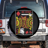 No Kings in America Spare Tire Cover Resist Protest Playing Card - Wonder Print Shop