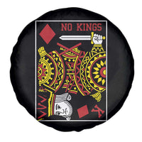No Kings in America Spare Tire Cover Resist Protest Playing Card - Wonder Print Shop