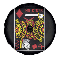 No Kings in America Spare Tire Cover Resist Protest Playing Card - Wonder Print Shop