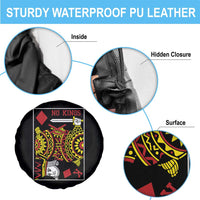 No Kings in America Spare Tire Cover Resist Protest Playing Card - Wonder Print Shop