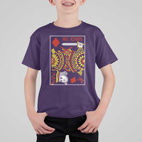 No Kings in America T Shirt For Kid Resist Protest Playing Card - Wonder Print Shop