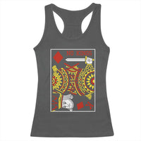 No Kings in America Racerback Tank Top Resist Protest Playing Card - Wonder Print Shop
