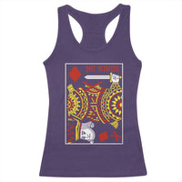 No Kings in America Racerback Tank Top Resist Protest Playing Card - Wonder Print Shop