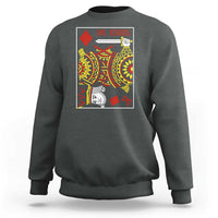 No Kings in America Sweatshirt Resist Protest Playing Card - Wonder Print Shop