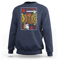 No Kings in America Sweatshirt Resist Protest Playing Card - Wonder Print Shop