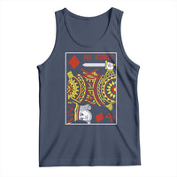 No Kings in America Tank Top Resist Protest Playing Card - Wonder Print Shop