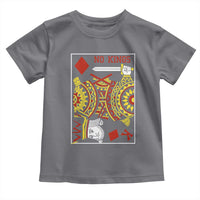 No Kings in America Toddler T Shirt Resist Protest Playing Card - Wonder Print Shop