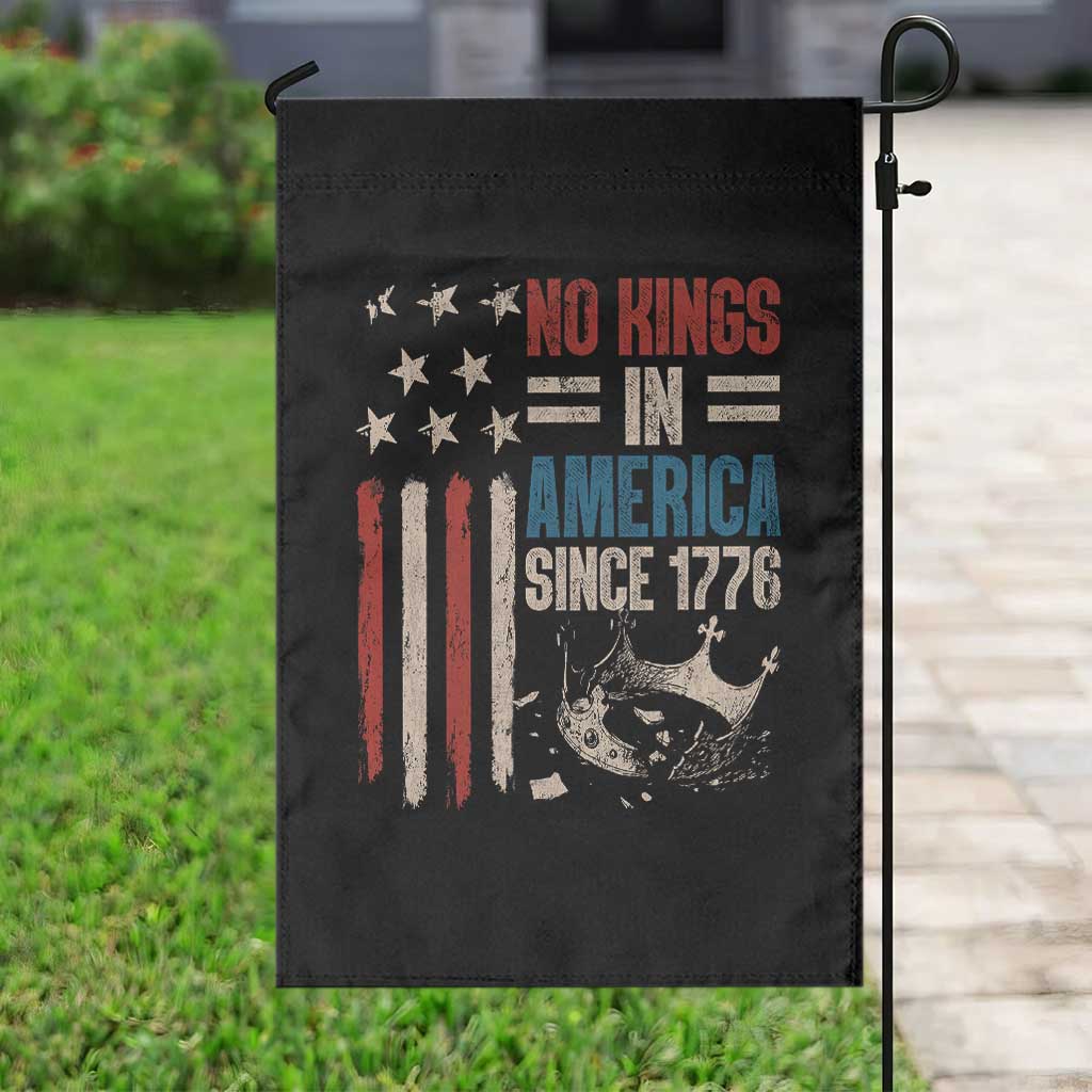 No Kings in America Garden Flag Since 1776 Social Justice American Flag - Wonder Print Shop