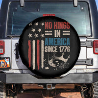 No Kings in America Spare Tire Cover Since 1776 Social Justice American Flag - Wonder Print Shop